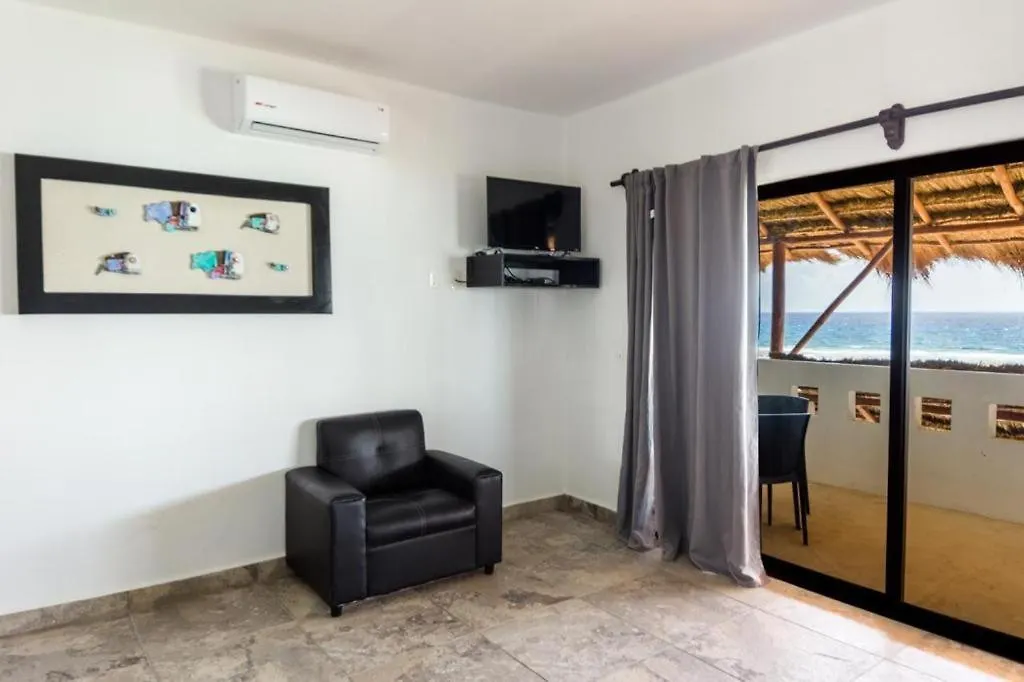 Penthouse With Roof ,Frente Al Mar By Blue Reef! Appartement Mahahual 0*,